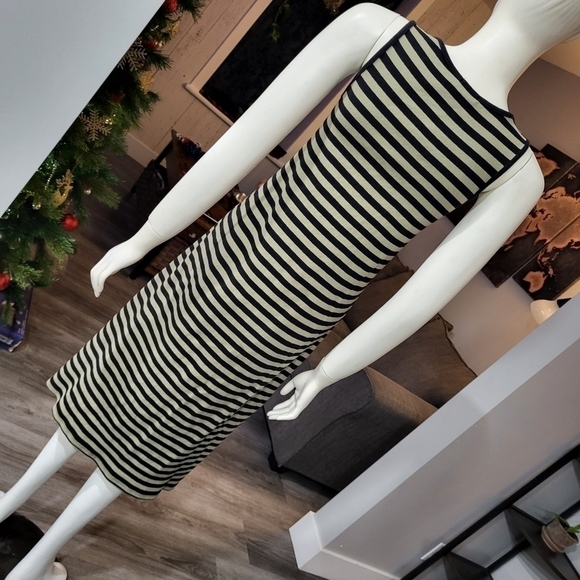 GU - Dresses Women Striped Basics Vintage All-match Ladies - Picture 3 of 8